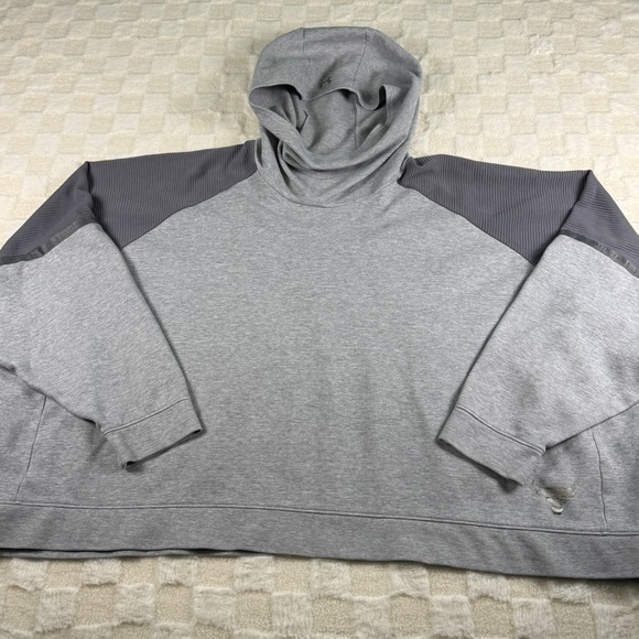 Under Armour Tops - Under Armour Project Rock‎ Oversized All Day Hustle Hoodie Women's Large Gray